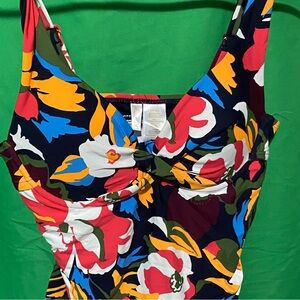 Floral Multicolor Swimsuit made by Anne Cole US Small
